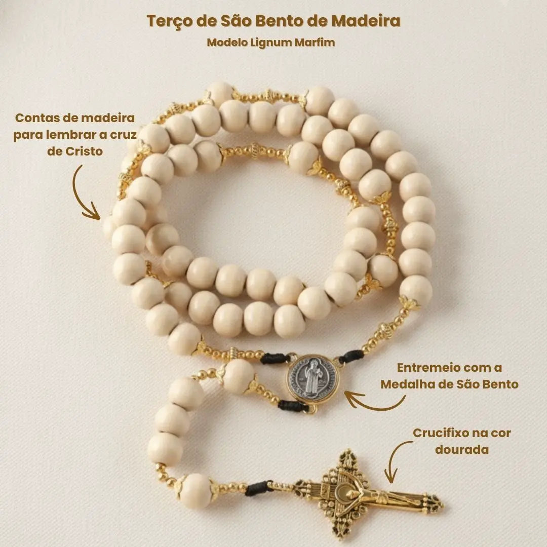 terço de madeira